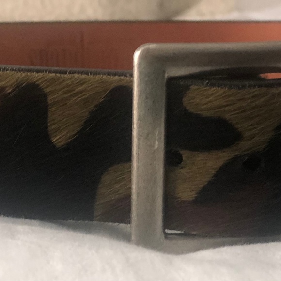 Camo pony hair belt. - Picture 1 of 3